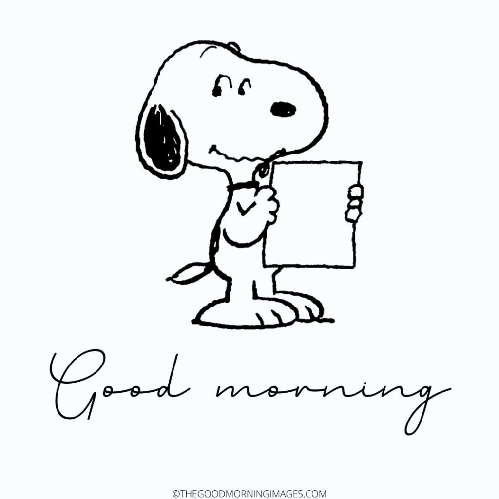 Snoopy Good Morning Best Pic
