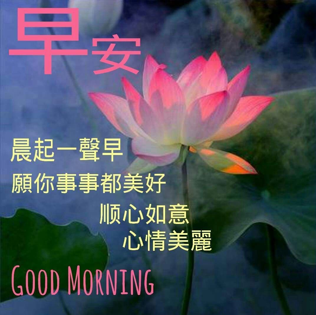 Chinese Good Morning Photo