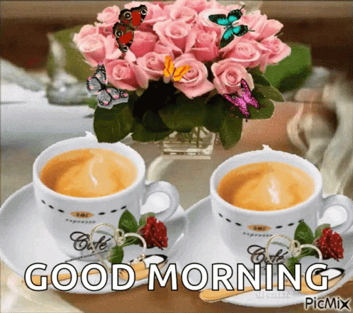 Good Morning A Cups Of Tea Gif