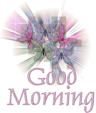 Good Morning Glitter Gif