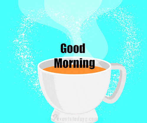 Good Morning Tea Have A Great Day Gif