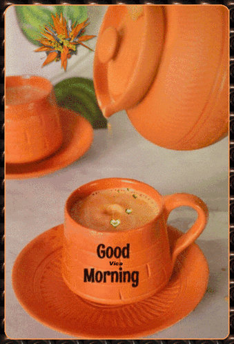 Kullhad Tea Good Morning Gif
