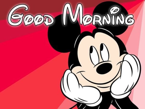 Mickey And Minnie Mouse Good Morning Images